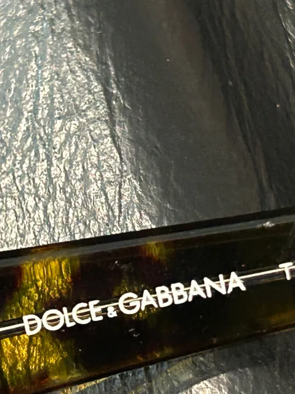 Dolce & Gabbana Tortoiseshell Rectangular Glasses Frame Only - Image 11