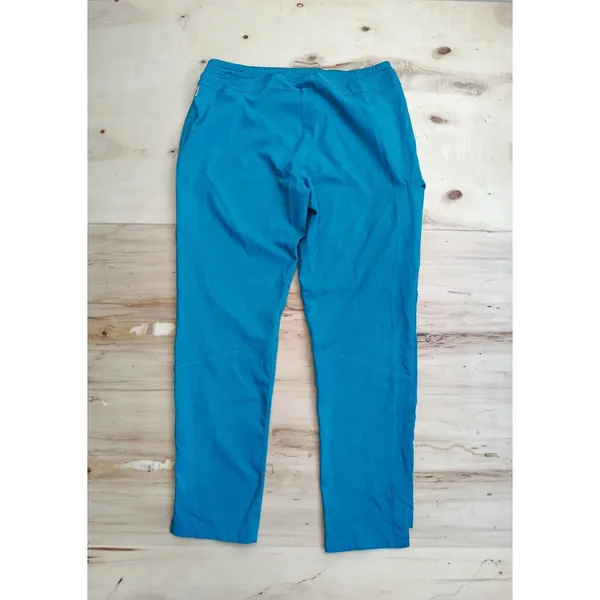 Greys Anatomy by Barco Women Active Spandex Stretch Scrub Pants Size L Teal Blue - Image 7