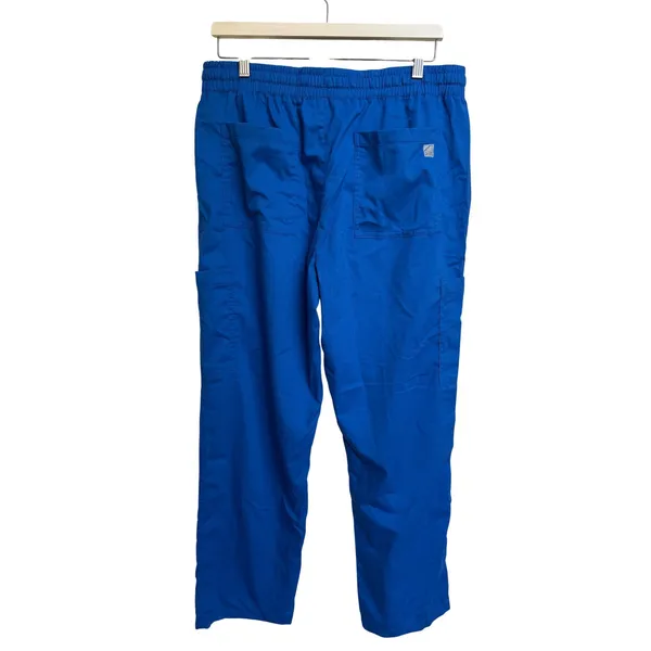 Butter-Soft Stretch‎ FLXTEK+ Royal Blue Scrub Pants Size Petite Large NEW - Image 5