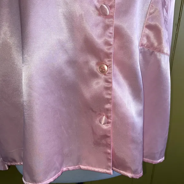 Victoria’s Secret women M Longsleeve top & shorts pajama set pink - Image 4