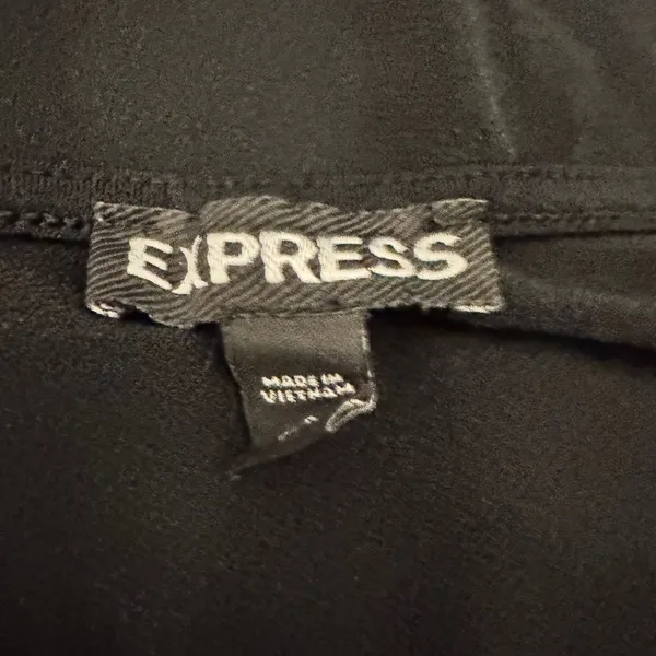 2220 | Express Keyhole Neck Sleeveless Slim Fit Blouse Black Womens S - Image 6