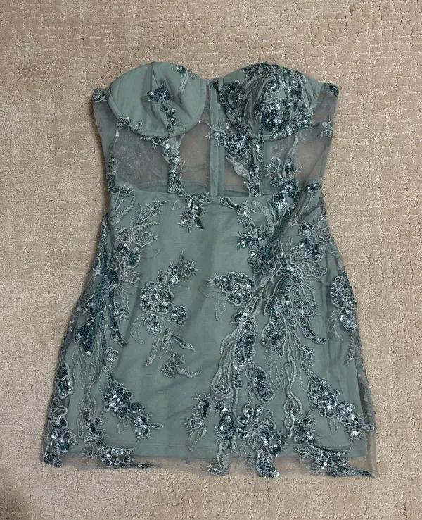 Lulus strapless mini dress - Image 3