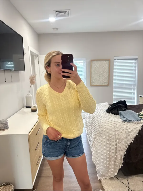 croft and barrow knit sweater M - Image 5