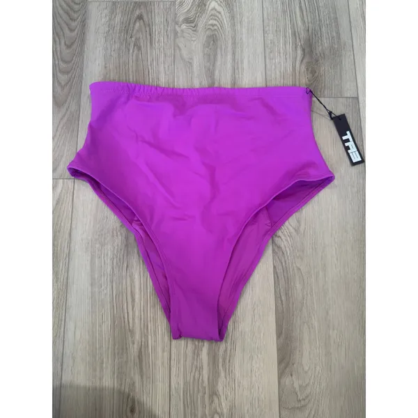 TA3 Corset Sculpting Slimming Orchid Extreme High Kini Swim Bikini Bottom NWT 2X - Image 2