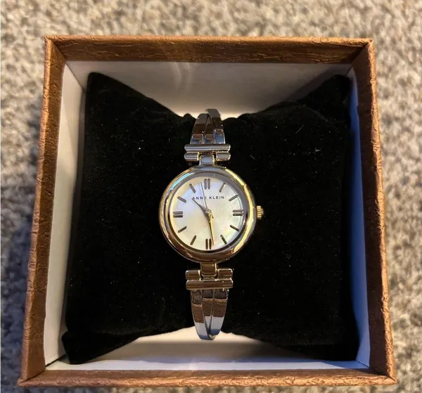 Anne Klein Two Tone Bangle Watch - Image 2