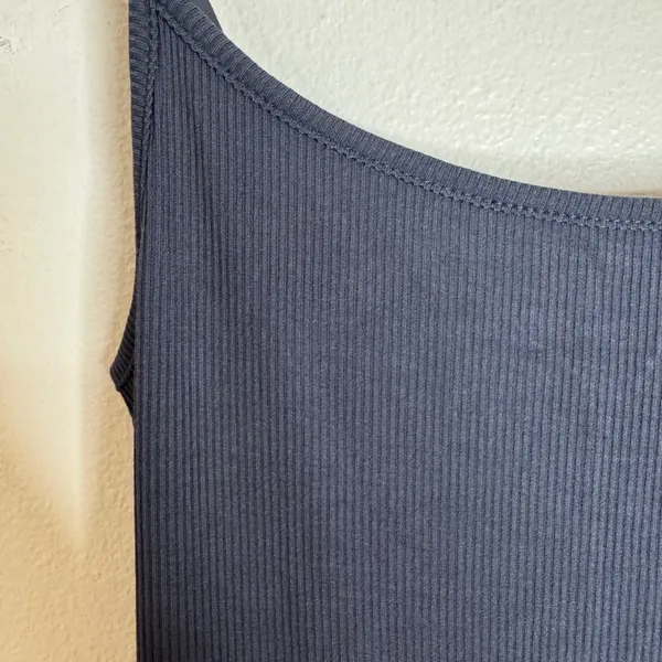 SKIMS Soft Lounge Long Slip Women's Ribbed Maxi Dress Graphite Size M - Image 2