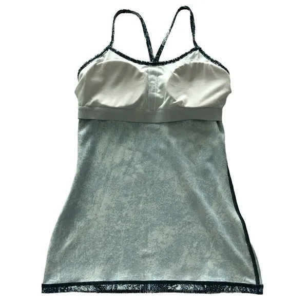 Lululemon Power Y Tank Luon Wildwood Multi Size 4 - Image 9