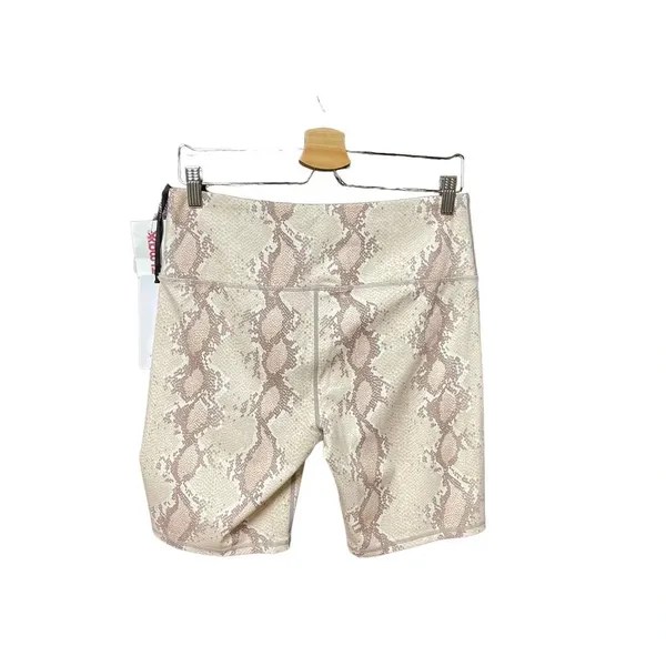 Varley Albury Bike Shorts Champagne Snake‎ Print Size XL - Image 6