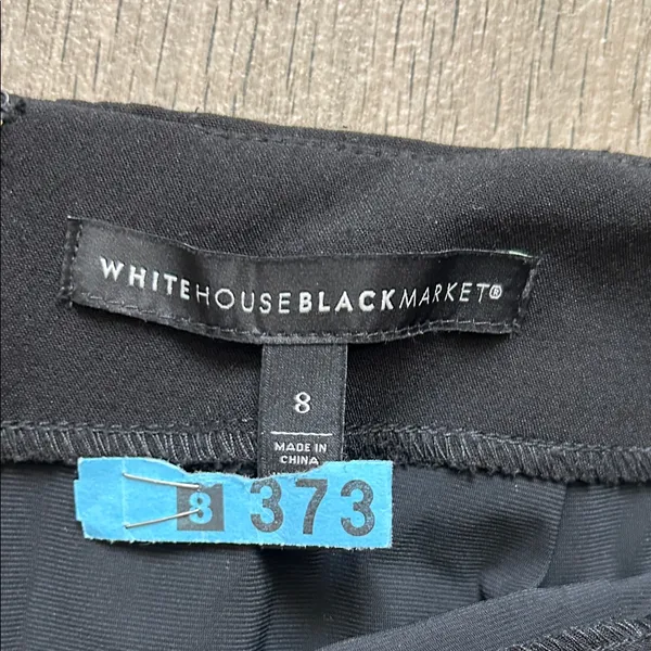 White House Black Market Classic Black Pencil Skirt - Image 2