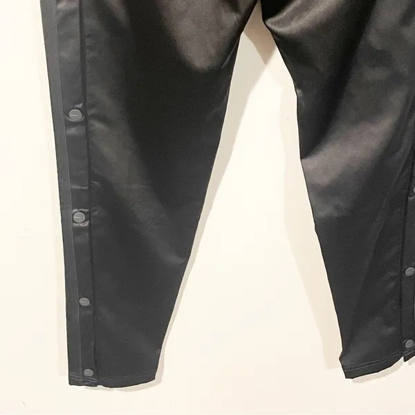 Adidas Size Small Snap Button Up Leg Trefoil Track Athletic Pants Pull On‎ - Image 3