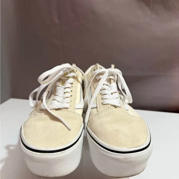 Vans Old Skool Platform Floral Embroidery Sneakers size 8 - Image 3