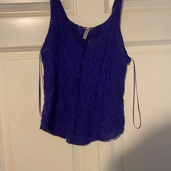 Free People Lacy/Mesh Tank - Image 2