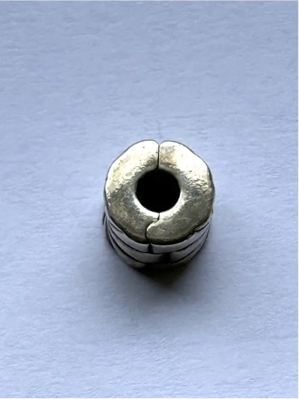 Pandora Sterling Silver Sunburst Clip Charm Retired Stamped 925 ALE - Image 3