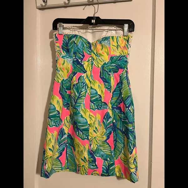 Lilly Pulitzer Tropical Print Dress size 00 - Image 3