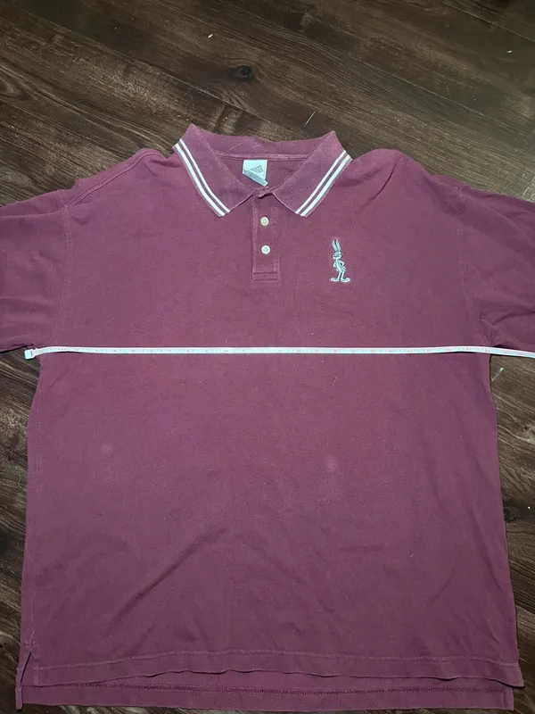 Warner Bros. Looney Tunes Bugs Bunny Polo Size XL - Image 8