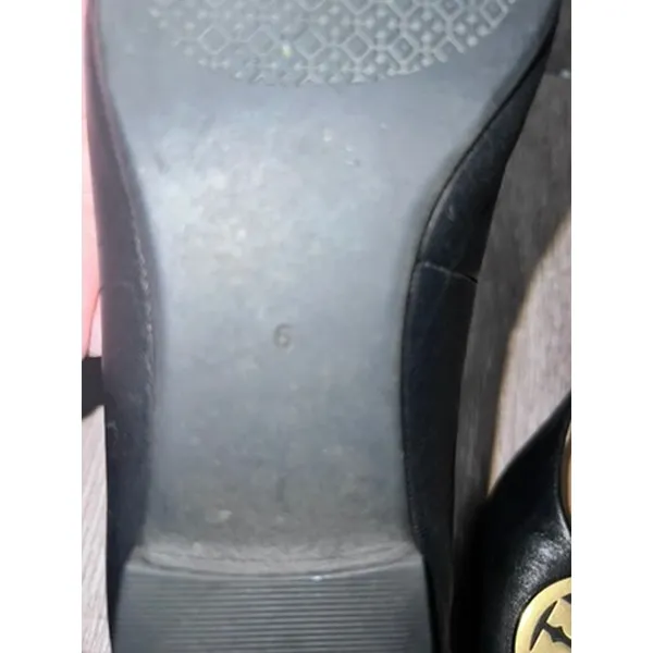 Tory Burch Benton Ballet‎ Flats Black Women's Shoes Size 6 - Image 4