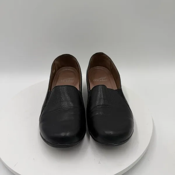 Dansko Women's Farah Black Milled Nappa Leather Slip-On Loafers Size 36‎ 6-6.5 - Image 3