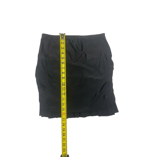 River Island Black Ruffled Swim Skirt Women's Size 10 - Image 5