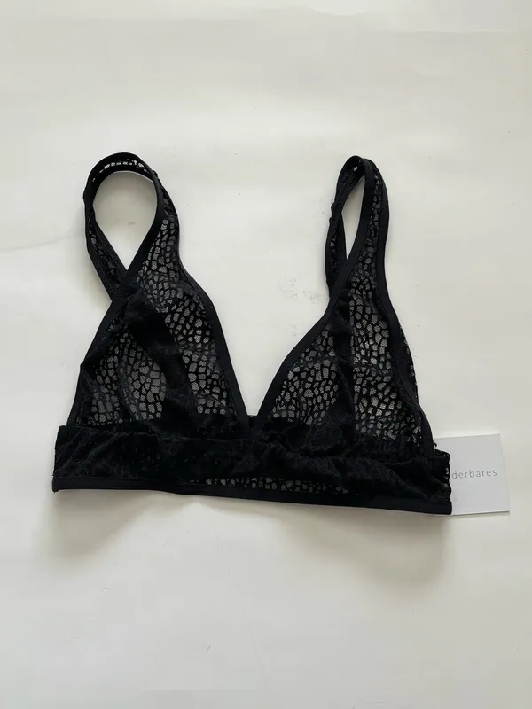Underbares Everyday Lace Bra Bralette Black Size Medium NEW NWT - Image 2