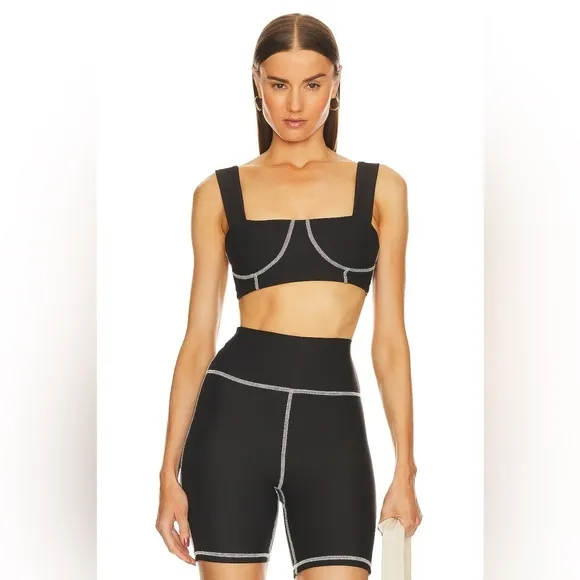 Weworewhat Corset Bra Top in‎ Black Size Small - Image 2