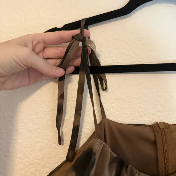 Missguided Brown Mini Dress - Image 7