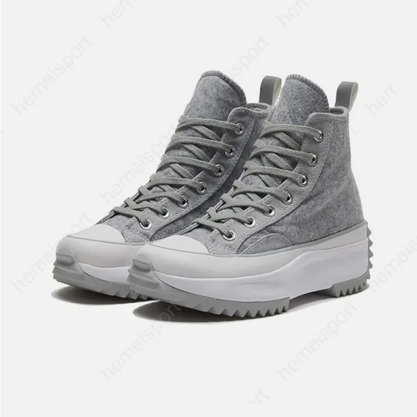 Converse Run Star Hike High Black Ice Ash Stone Style No 169438C Size 6.5 - Image 2