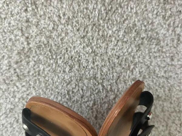 Marc Fisher Paigi Pacca Minimalist Glam Studded Sandal Slide Size 8 - Image 4