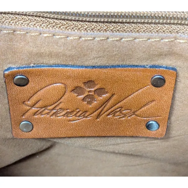 Patricia Nash Aveley Crossbody Bag Brown Tooled Floral Leather‎ Purse Boho - Image 7