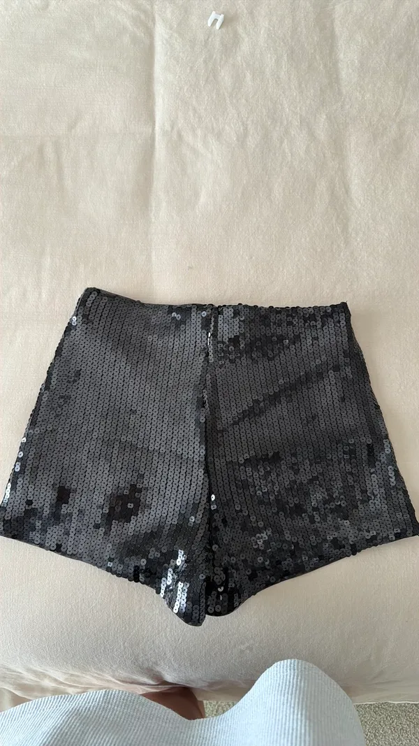 Abercrombie Stretch Sequin Micro Shorts - Image 3