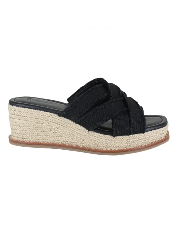 Splendid Danna Espadrille Wedge Sandal Black NEW Size 7.5 - Image 2