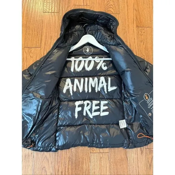 Save the Duck padded black puffer jacket ultra lite size small - Image 11