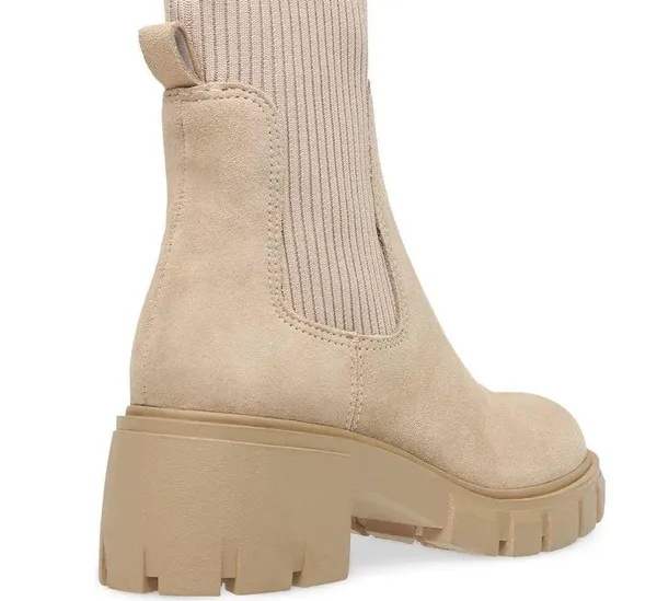 Steve Madden Hayle Suede Leather Chunky Boots - Image 6