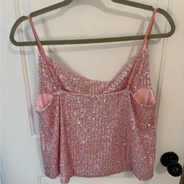 Endless Rose Pink Sequin Top - Image 2