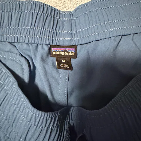 Patagonia Women's Athletic Blue Shorts - Image 3