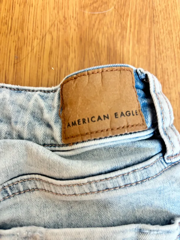 Light Wash American Eagle Jean shorts  - Image 3