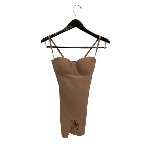 Skims Body ZONED UNDERWIRE MID THIGH BODYSUIT SIENNA MEDIUM New with Tags - Image 2