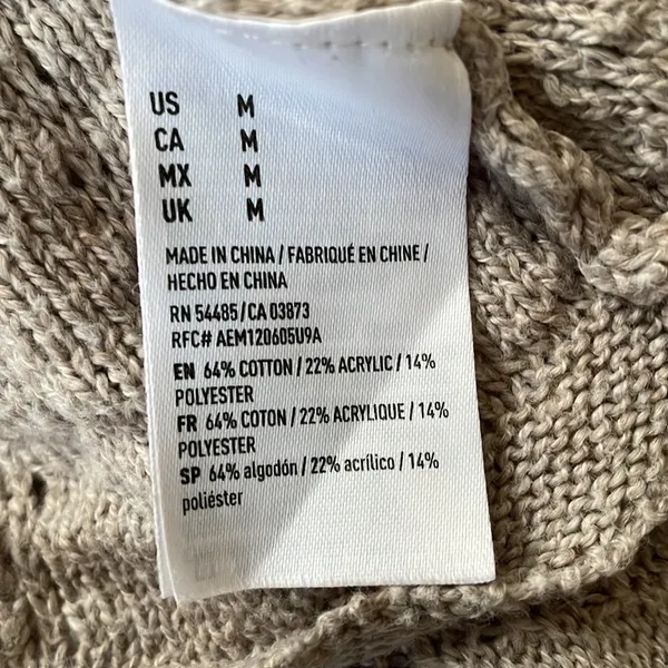 American Eagle Open Knit Mini Sweater Dress Womens Medium Pullover Cozy - Image 6