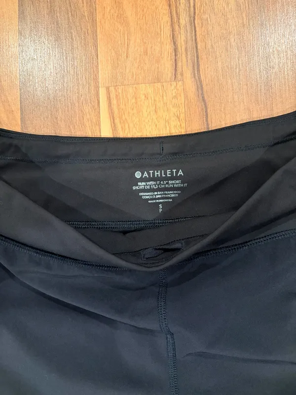 Black Women's High-Waist Performance Shorts - Image 5