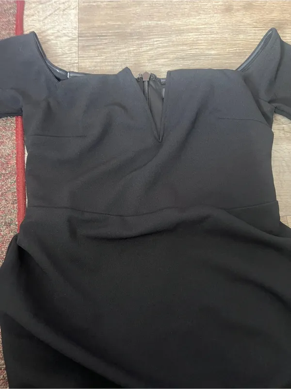 Lulus Lynne Off The Shoulder Maxi Dress Black - Image 10