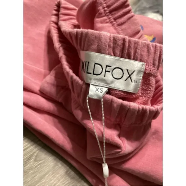 Wildfox Del Sol Knox Pants in Pink Bubble Gum. XS. Retails $98 - Image 5