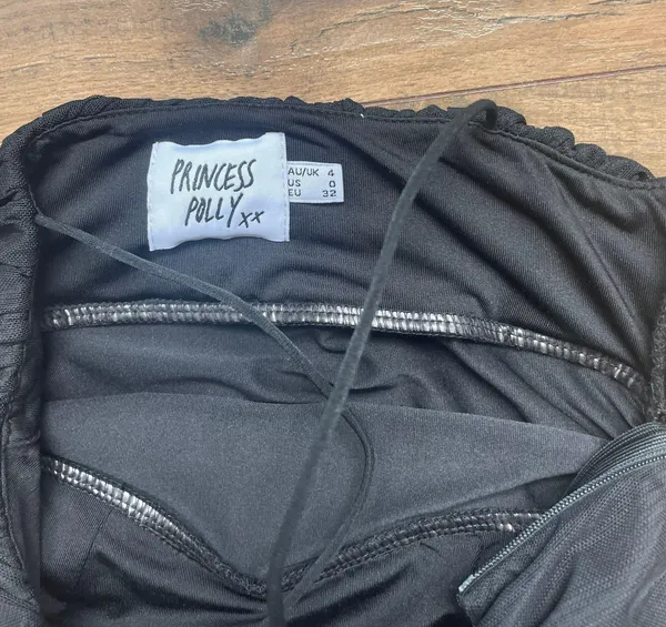 Princess Polly Black Mini Dress - Image 2