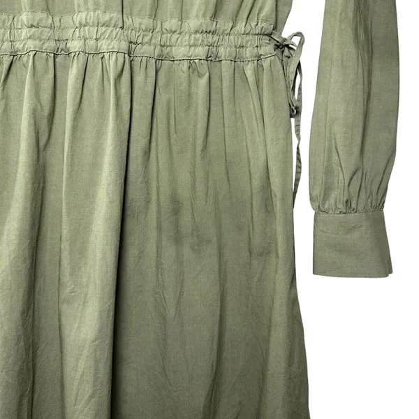 Rails‎ Maple Olive Smoke Midi Dress Smocked Waist Boho Cottagecore Chic Size S - Image 12