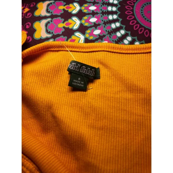 NWT Wild Fable Orange Ribbed Spaghetti‎ Strap Mini Dress Size S - Image 5
