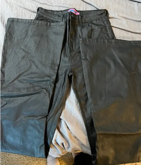 Edikted Leather Pants - Image 3