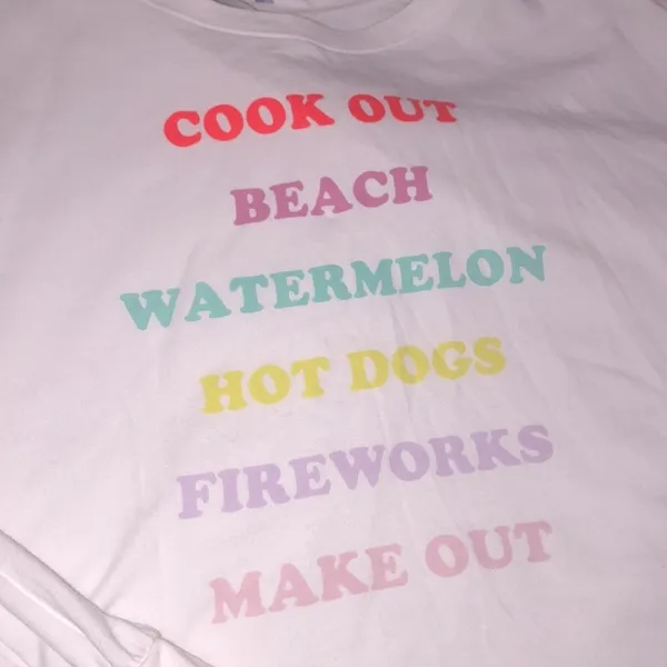 Crown & Ivy large beach fireworks sweatshirt - Image 2