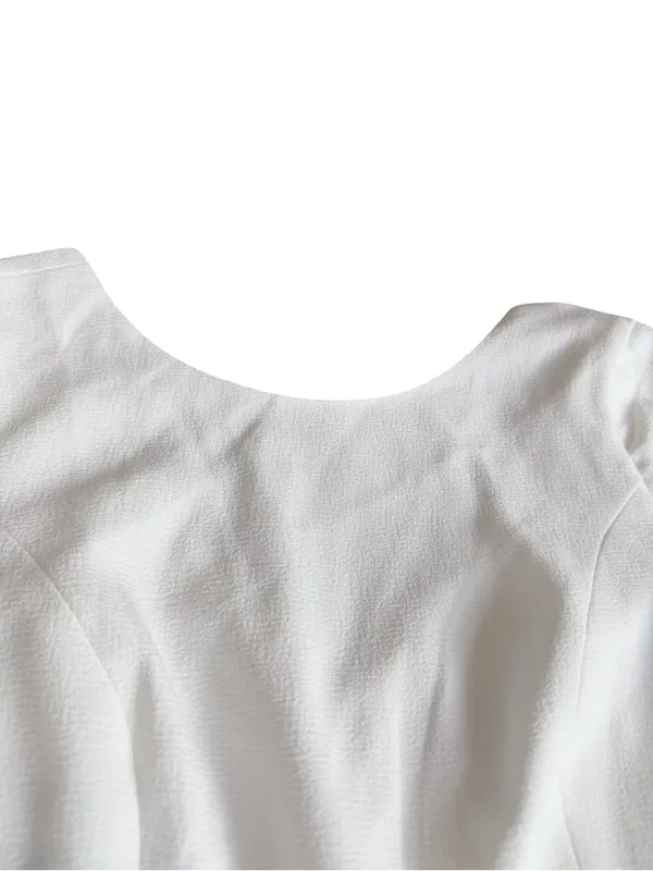 Dress The Population White A-Line Dress Party Special Occasion Size Small Womens - Image 5