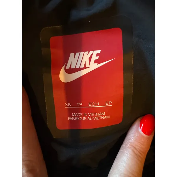 Nike Tech Hypermesh‎ Bomber Jacket Women XS Black Windbreaker Athletic Gorpcore - Image 10