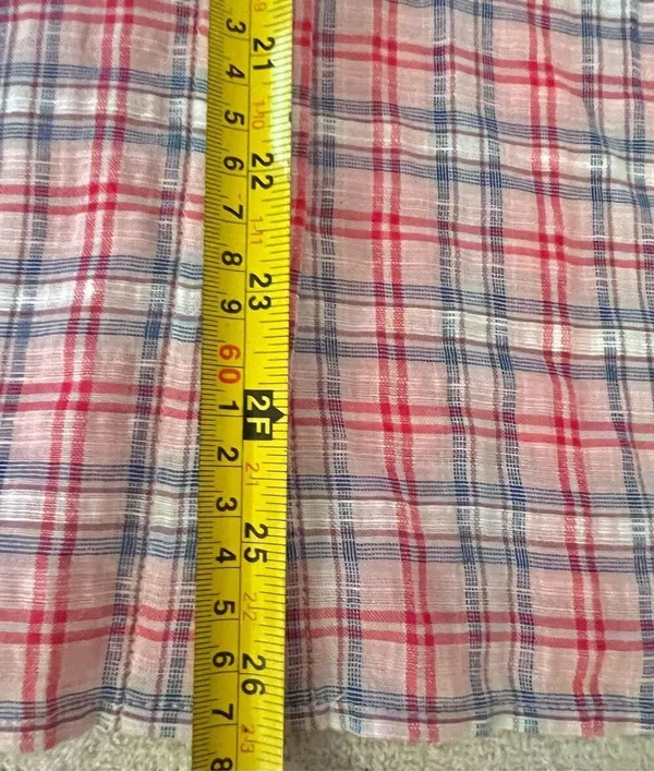 Tommy Hilfiger | Women’s Long Sleeve Plaid Pattern Button Down Blouse Top Sz S/P - Image 8