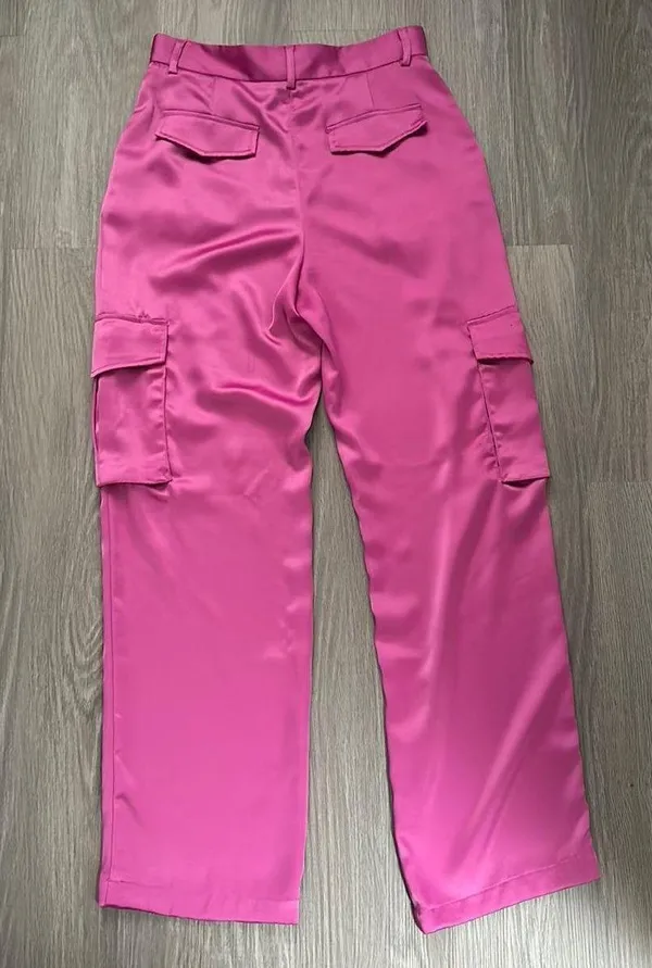 Dynamite Satin Cargo Pants - Image 6