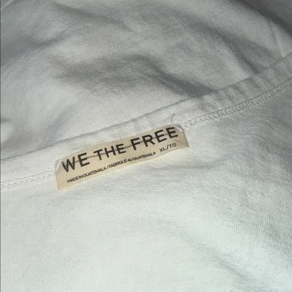 NWOT We The Free X Free People Sunny One-Shoulder Tank Top White X Large Stretch - Image 5